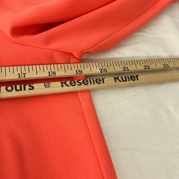 Trina Turk Women's Medium Coral Off-Shoulder Blouse with Striped Strap - Picture 10 of 11